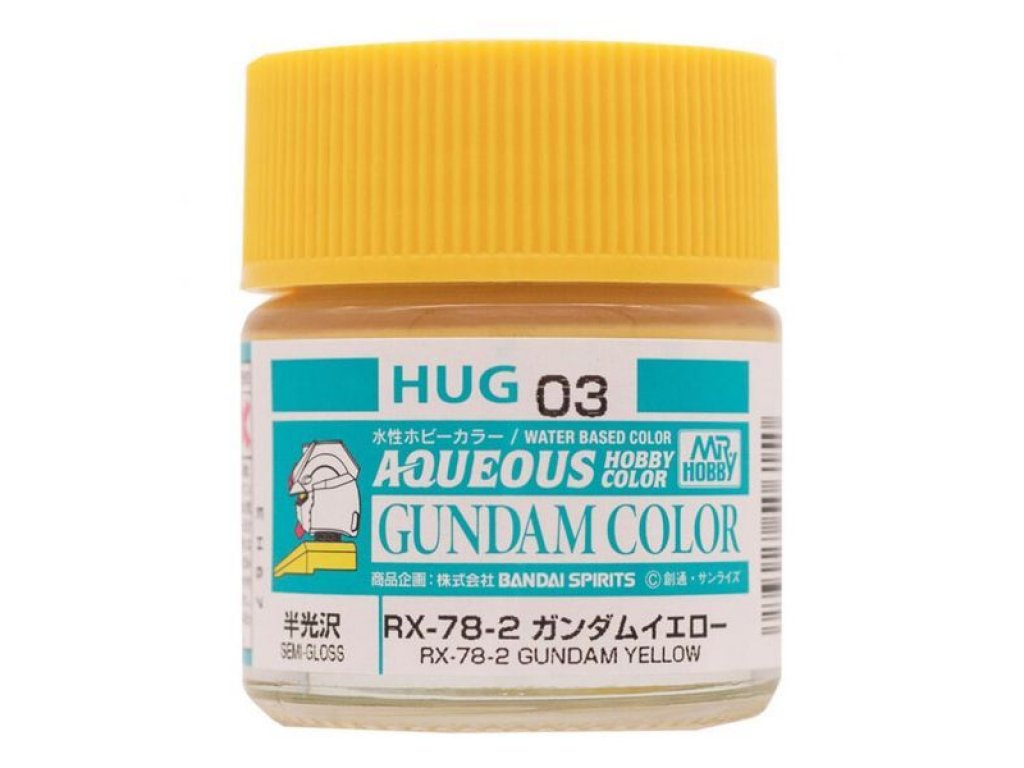 GUNZE Mr.Hobby Color HUG-03 RX-78-02 Gundam Yellow