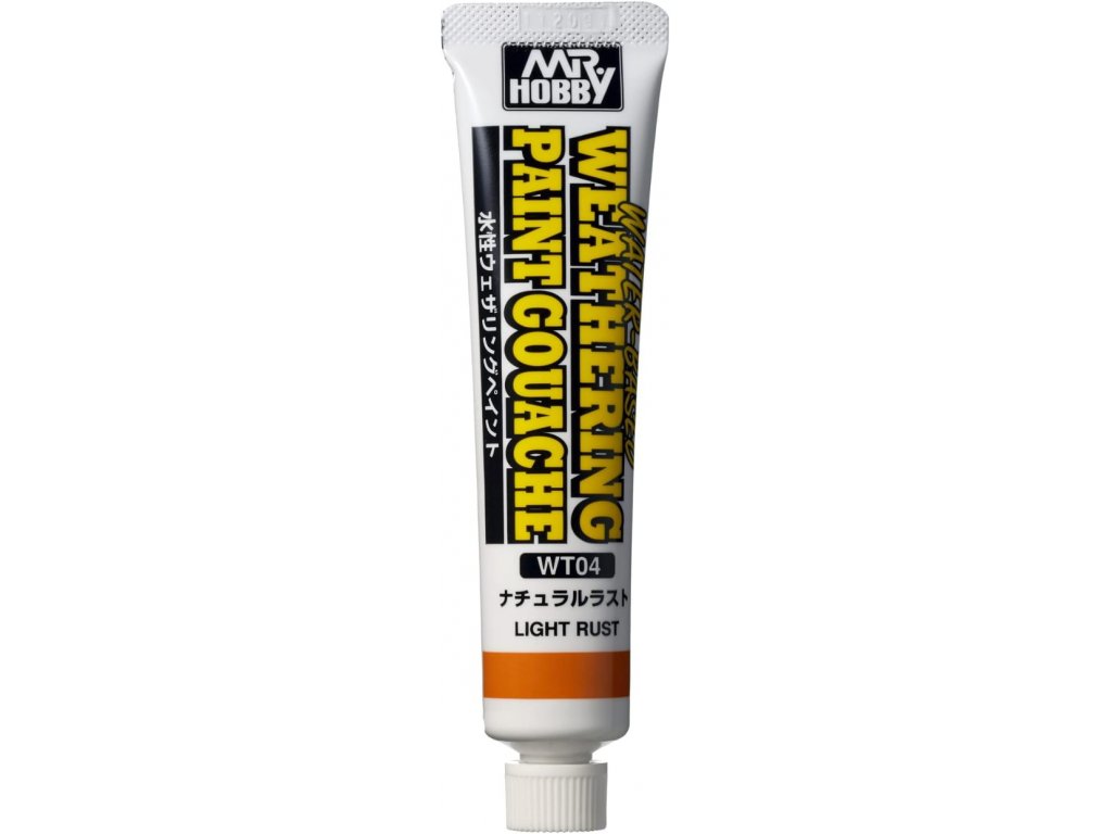 GUNZE Mr.Hobby WT-04 Water-Based Weathering Paint Gouache Light Rust