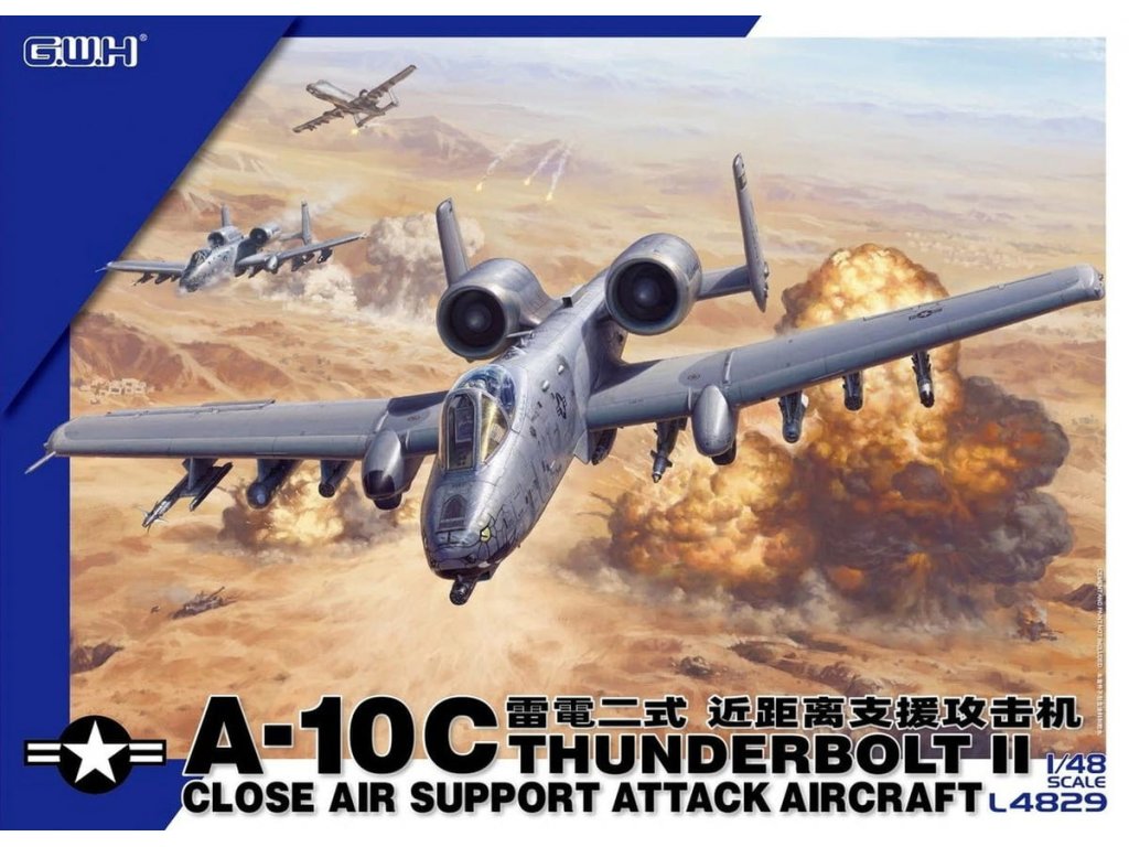 GWH 1/48 US Air Force A-10C Thunderbolt II - Close Air Support Attack Aircraft