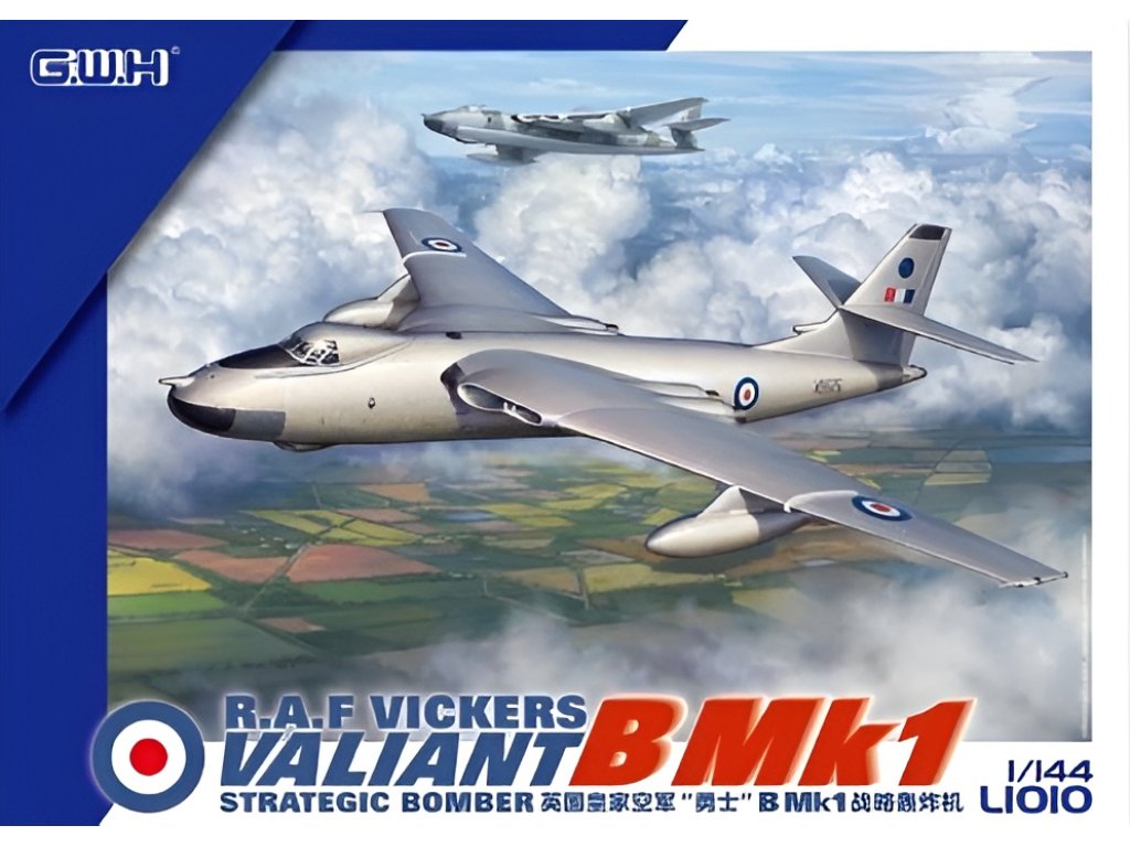 GWH L1010 1/144 R.A.F Vickers Valiant B Mk1 Strategic Bomber