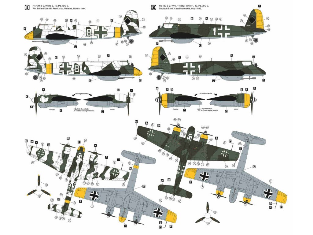 H2000 1/48 Henschel Hs 129 B-2 Eastern Front