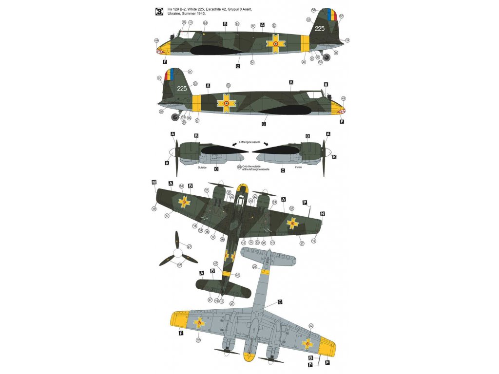 H2000 1/48 Henschel Hs 129 B-2 Eastern Front