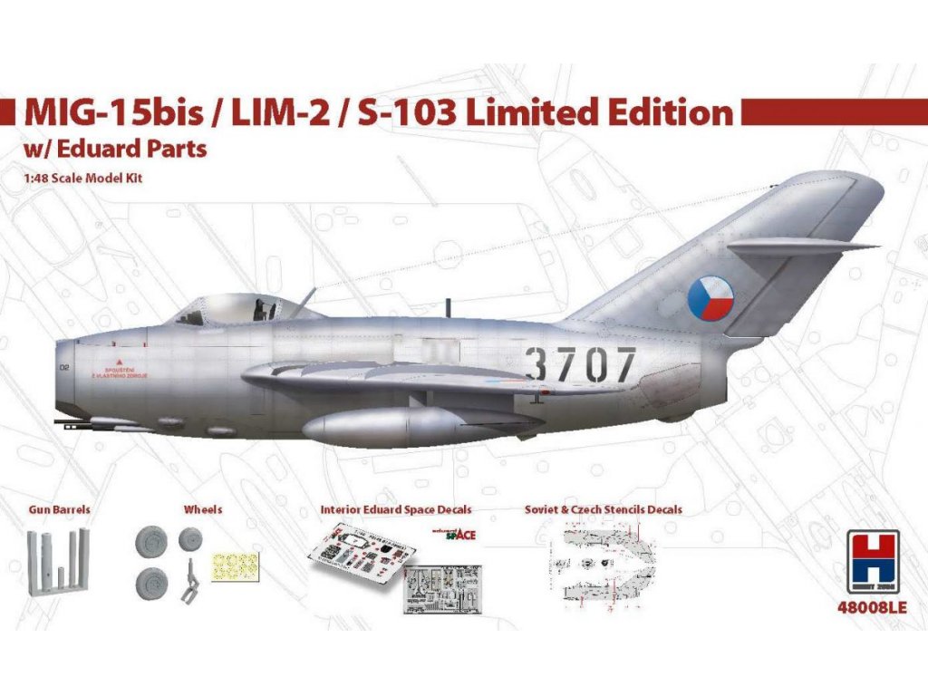 H2000 1/48 MIG-15bis / LIM-2 Limited Edition