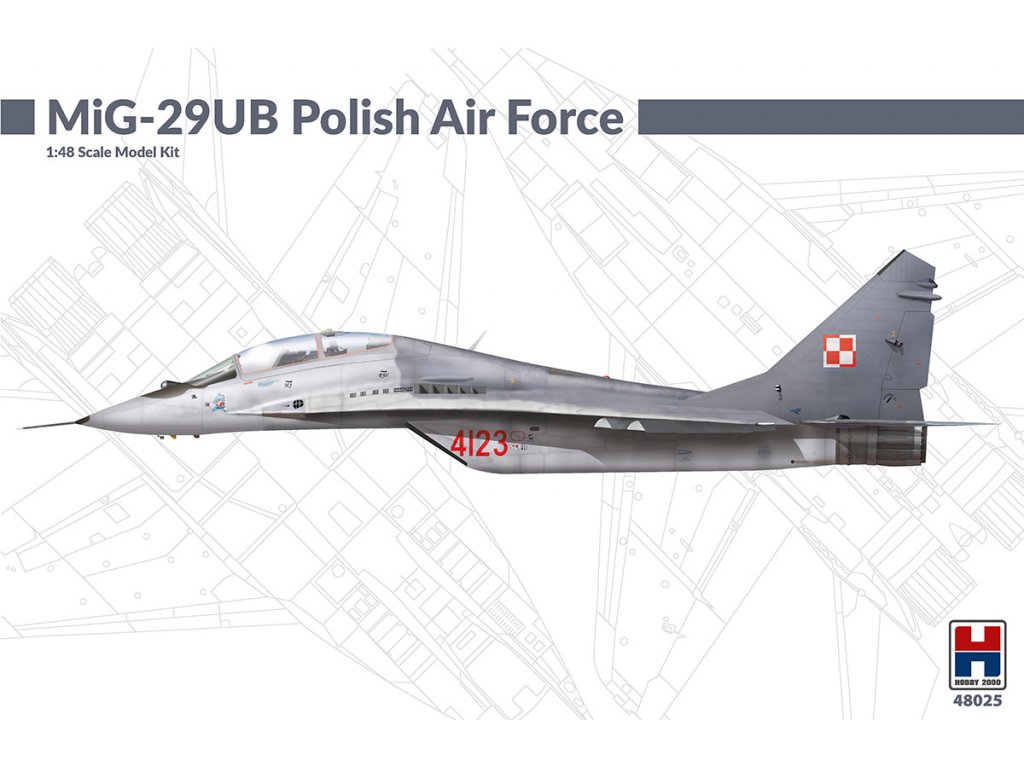 H2000 1/48 MiG-29UB Fulcrum Polish Air Force