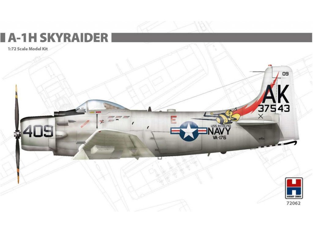 H2000 1/72 A-1H Skyraider
