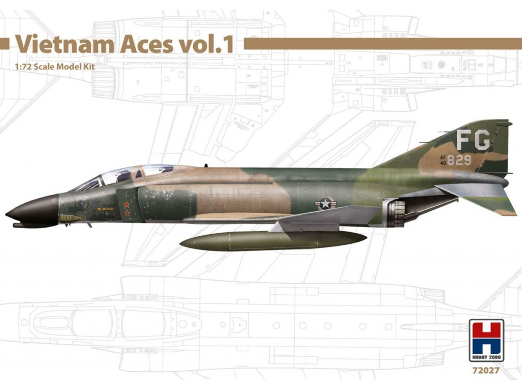 H2000 1/72 F-4C Phantom II Vietnam Aces 1