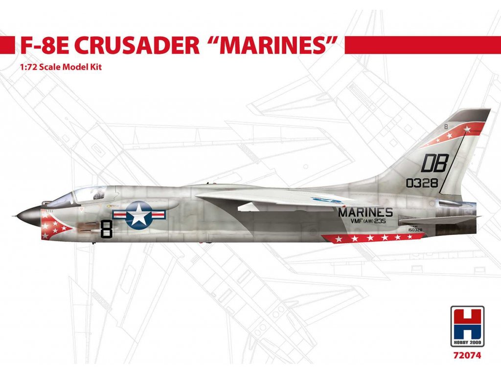 H2000 1/72 F-8E Crusader "Marines"