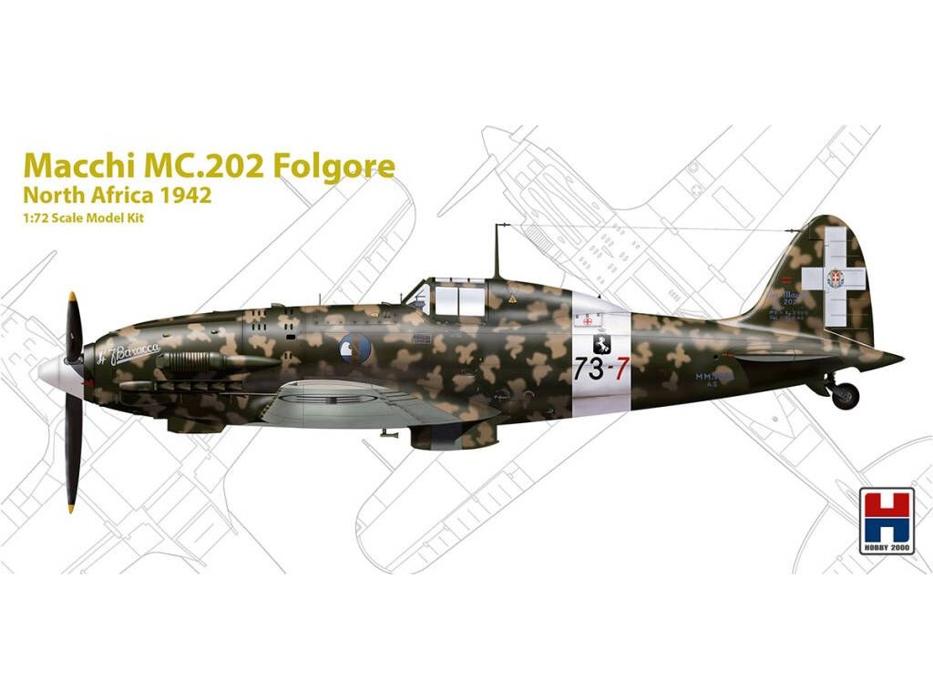H2000 1/72 Macchi MC.202 Folgore, North Africa 1942