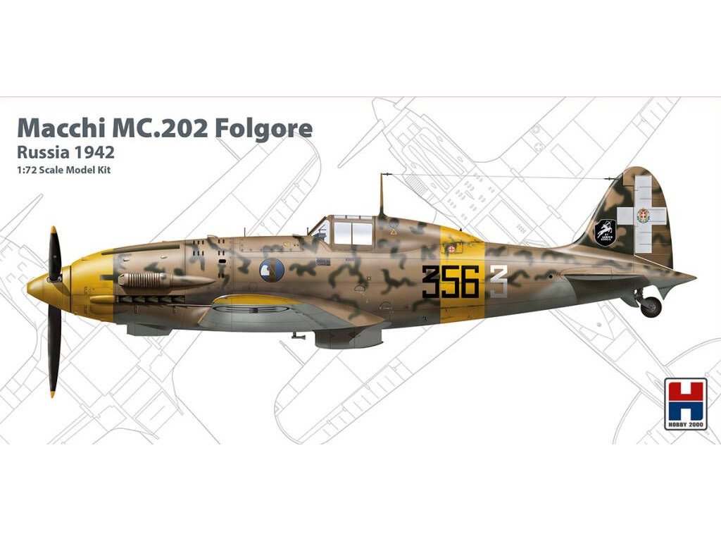 H2000 1/72 Macchi MC.202 Folgore Russia 1942