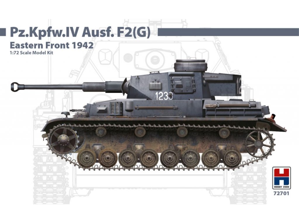 H2000 1/72 Pz.Kpfw.IV Ausf.F2 (G) Eastern Front 1942 EX-DRAGON, CARTOGRAF Decals