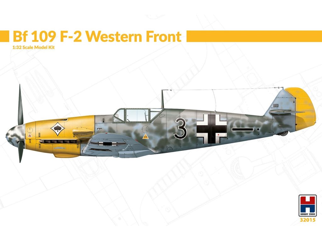 H2000 32015 1/32 Bf 109 F-2 Western Front