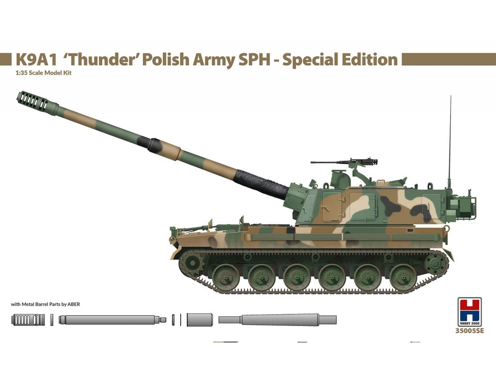 H2000 35005SE 1/35 K9A1 Thunder Polish Army SPH - Special Edition