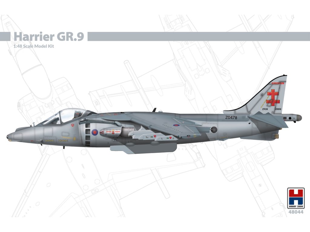 H2000 48044 1/48 Harrier GR.9