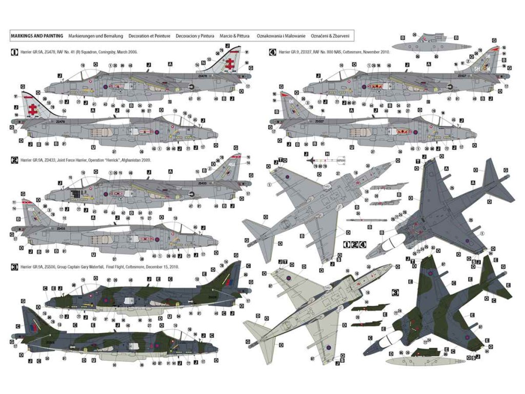 H2000 48044 1/48 Harrier GR.9