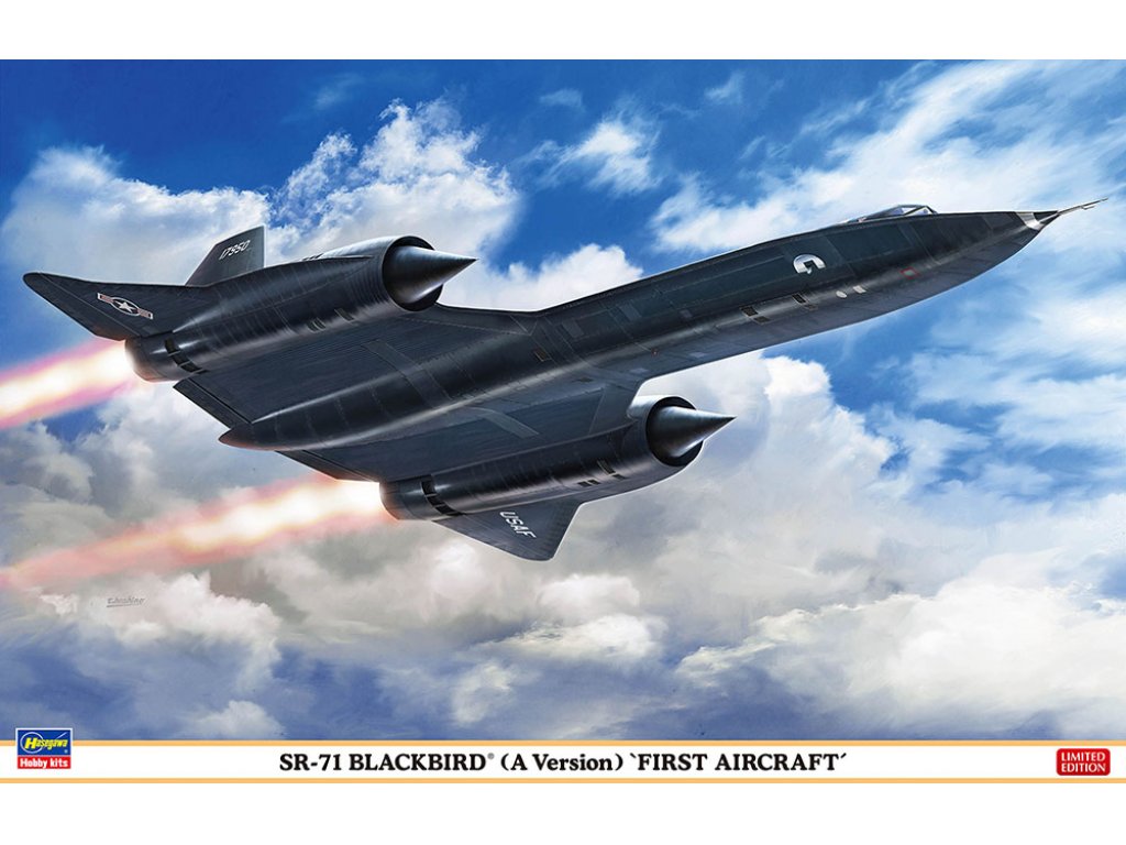 HASEGAWA 02464 1/72 SR-71 Blackbird (A Ver.) First Aircraft