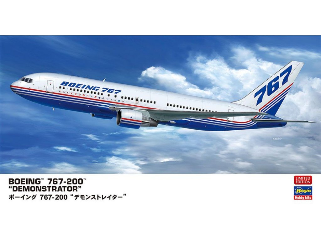 HASEGAWA 1/200 Boeing 767-200 "Demonstrator"