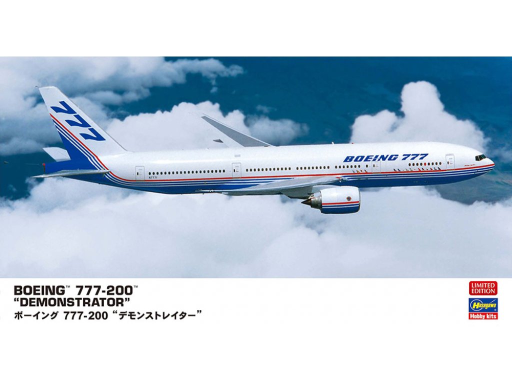 HASEGAWA 1/200 Boeing 777-200 'Demonstrator'