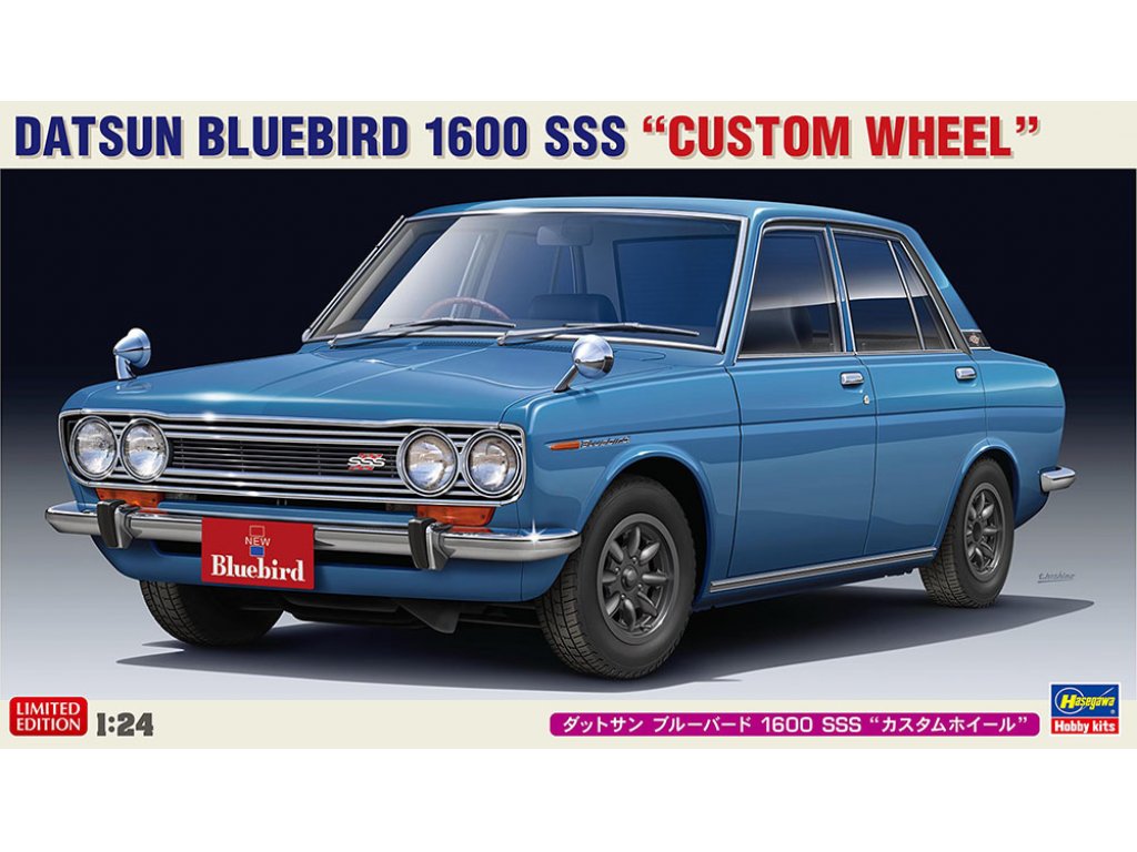 HASEGAWA 1/24 Datsun Bluebird 1600 SSS “Custom Wheel” Limited Edition