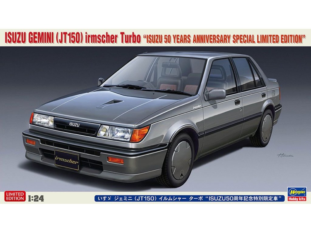 HASEGAWA 1/24 Isuzu Gemini (JT150) Irmscher Turbo Isuzu 50 Years Anniversary Special limited Edition