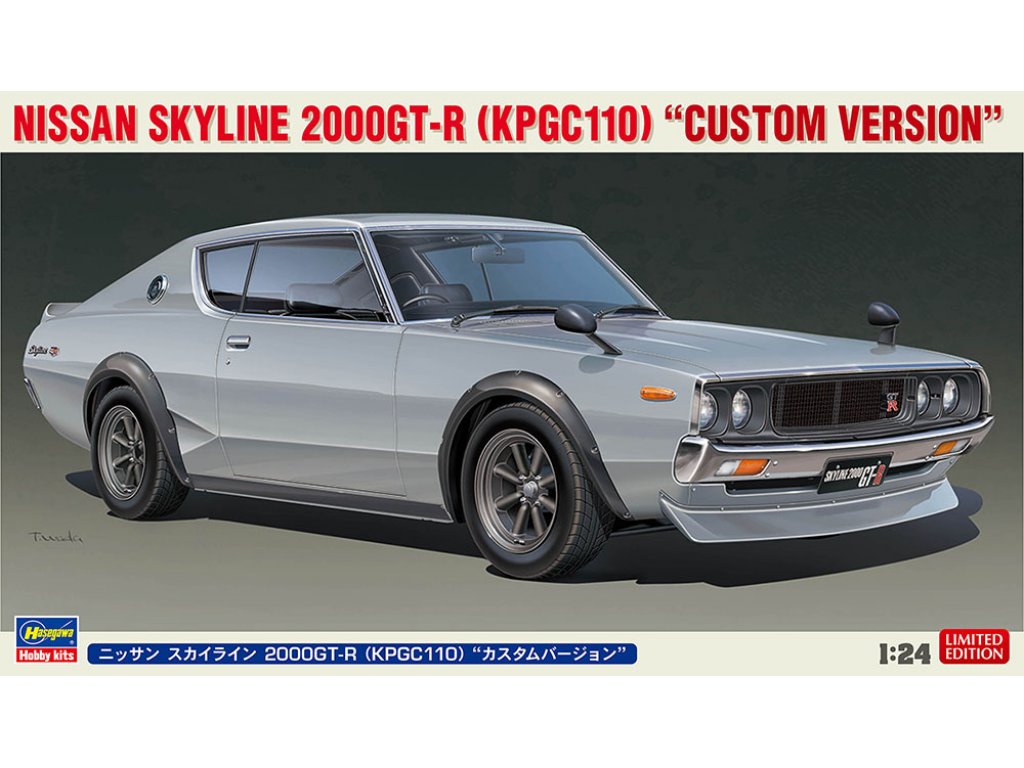 HASEGAWA 1/24 Nissan Skyline 2000GT-R (KPGC110) Custom Version