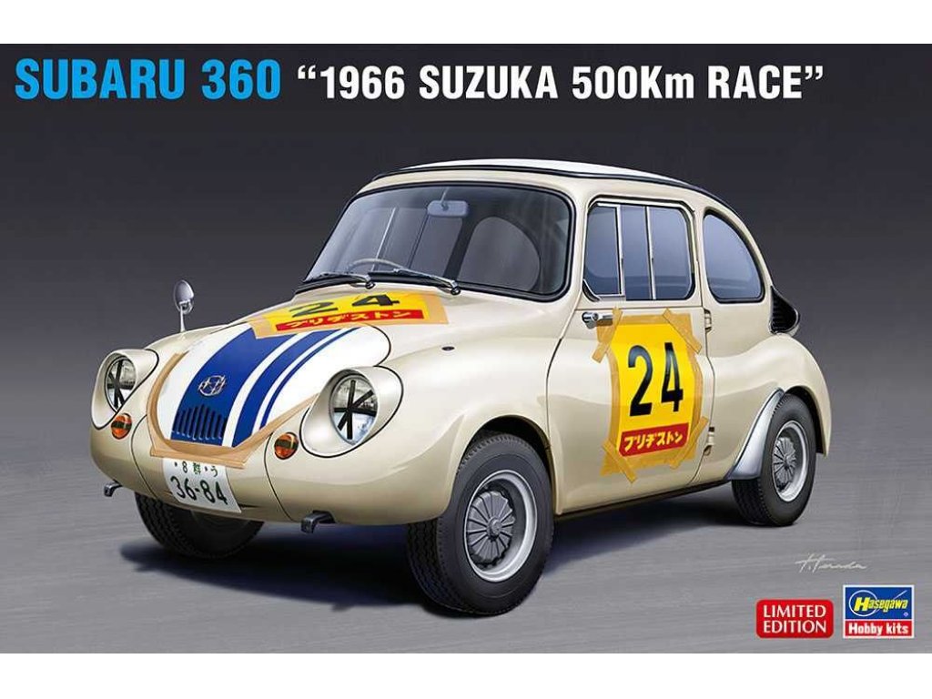 HASEGAWA 1/24 Subaru 360 1966 Suzuka 500Km Race