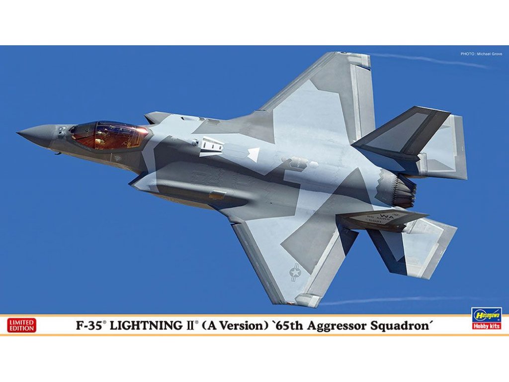 HASEGAWA 1/72 F-35 Lightning II (A Version) "65th Aggressor Squadron"