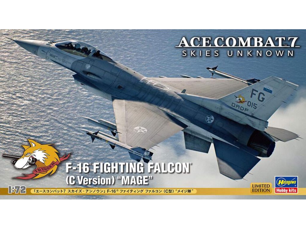 HASEGAWA 1/72 SP610-52410 Ace Combat 7 Skies Unknown F-16 Fighting Falcon (C Version) "Mage"