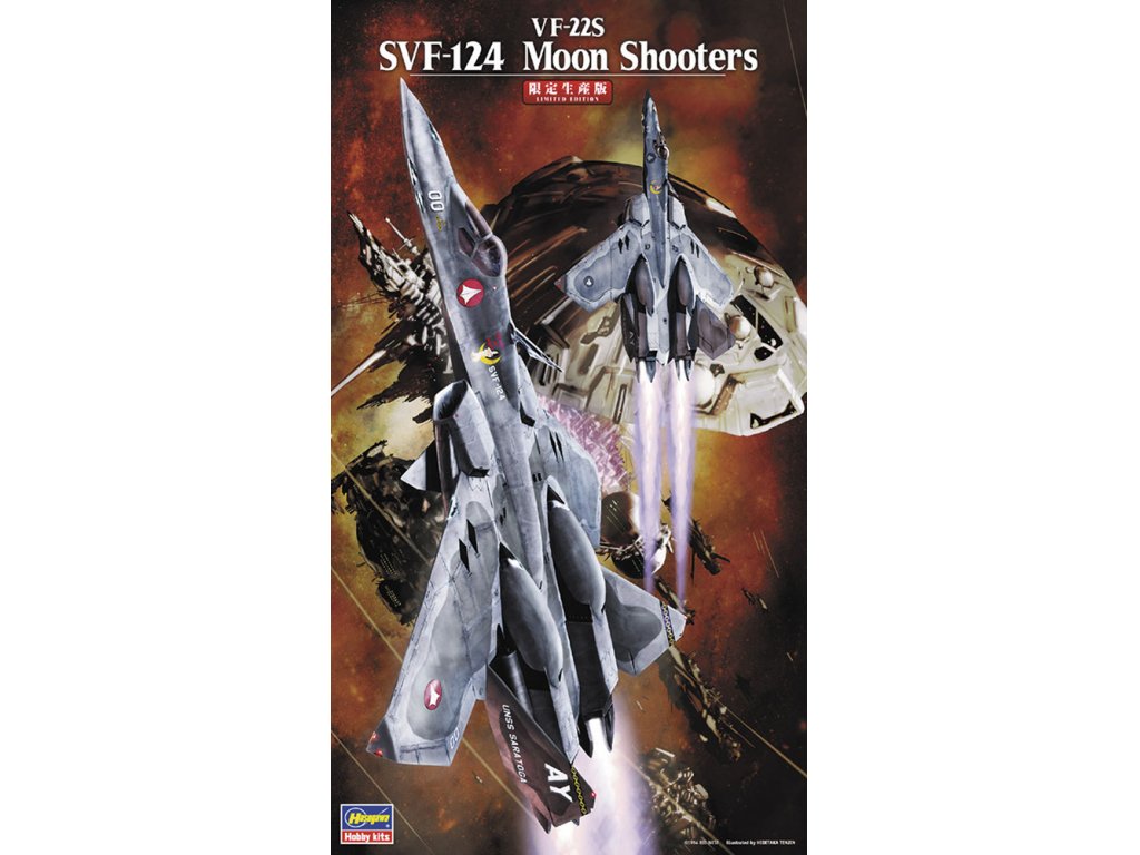 HASEGAWA 65784 VF-22S "SVF-124 Moon Shooters"