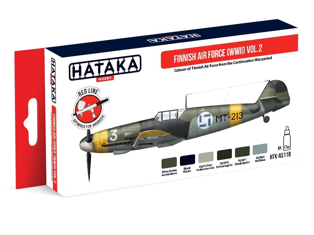 HATAKA AS118 Finnish Air Force (WWII) Vol. 2 6x17ml