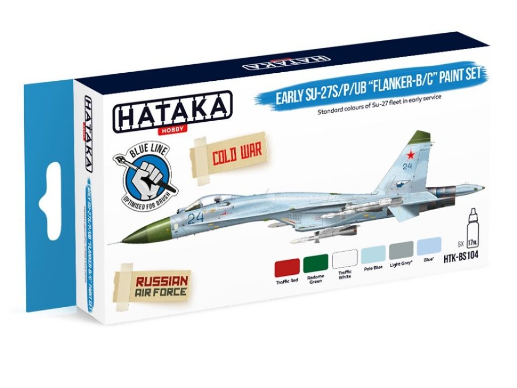 HATAKA BLUE SET BS104 Early Su-27S/P/UB Flanker-B/C paint