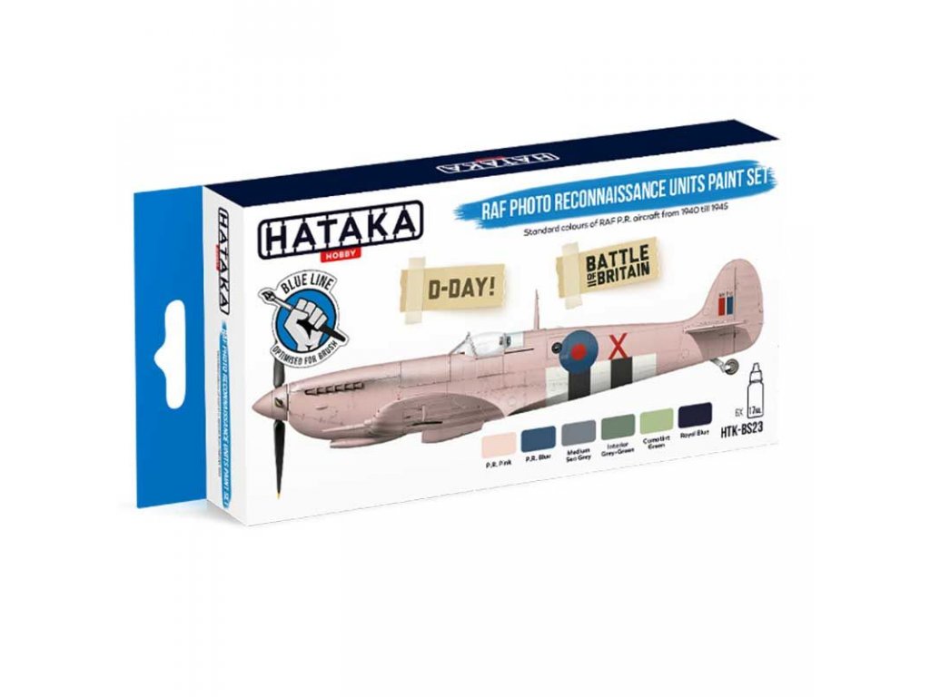 HATAKA BLUE SET BS23 RAF Photo Reconnaissance Unit Paintset