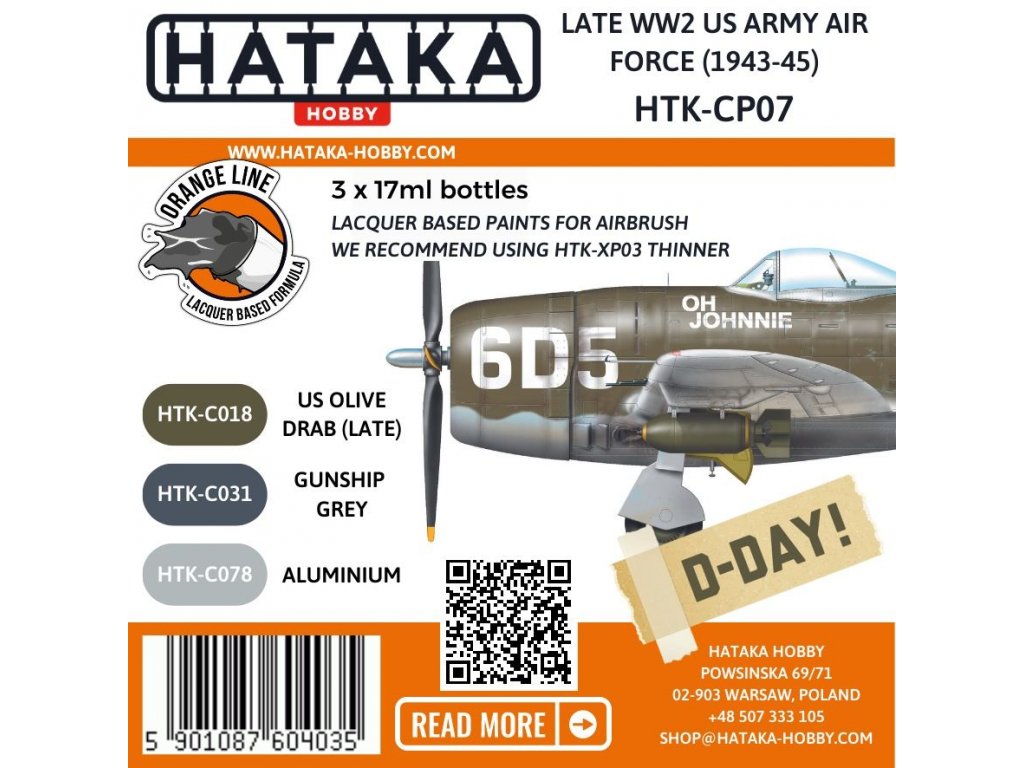 HATAKA CP07 Late WW2 U.S. Army Air Force (1943-45)