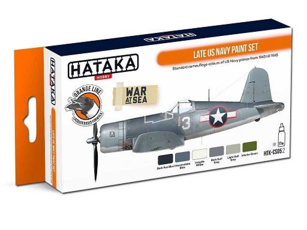 HATAKA ORANGE SET CS05.2 Late US Navy paint set