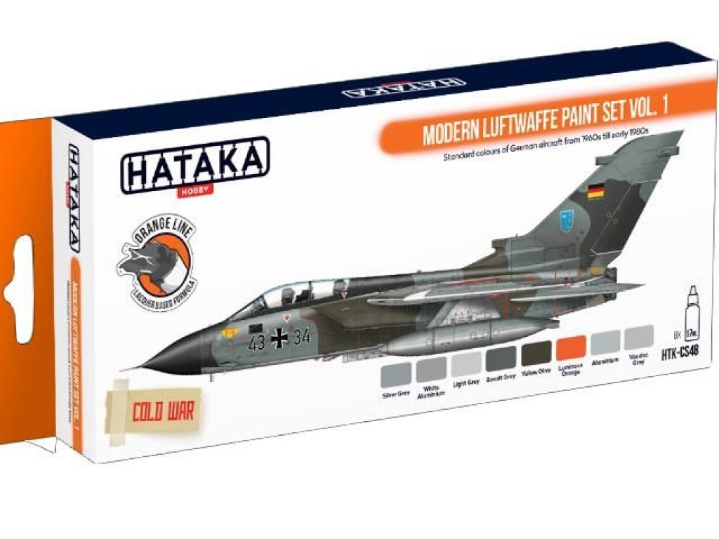 HATAKA ORANGE SET CS48 Modern Luftwaffe paint SET v.1