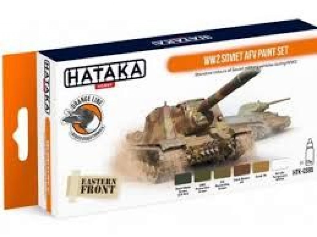 HATAKA ORANGE SET CS95 WW2 Soviet AFV paint set