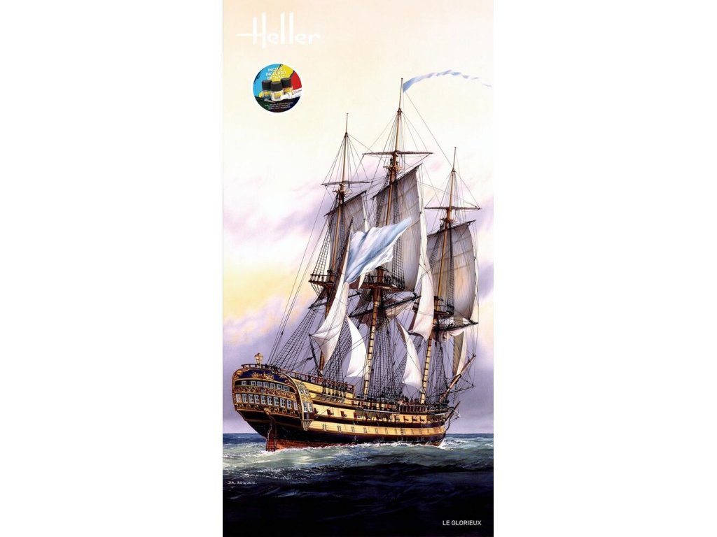 HELLER 1/150 58889 Starter Kit Le Glorieux 1/150