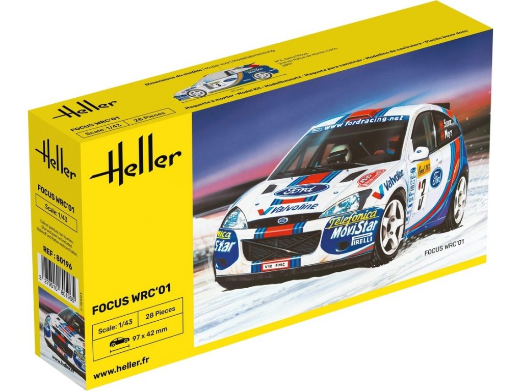 HELLER 1/43 Focus WRC'01