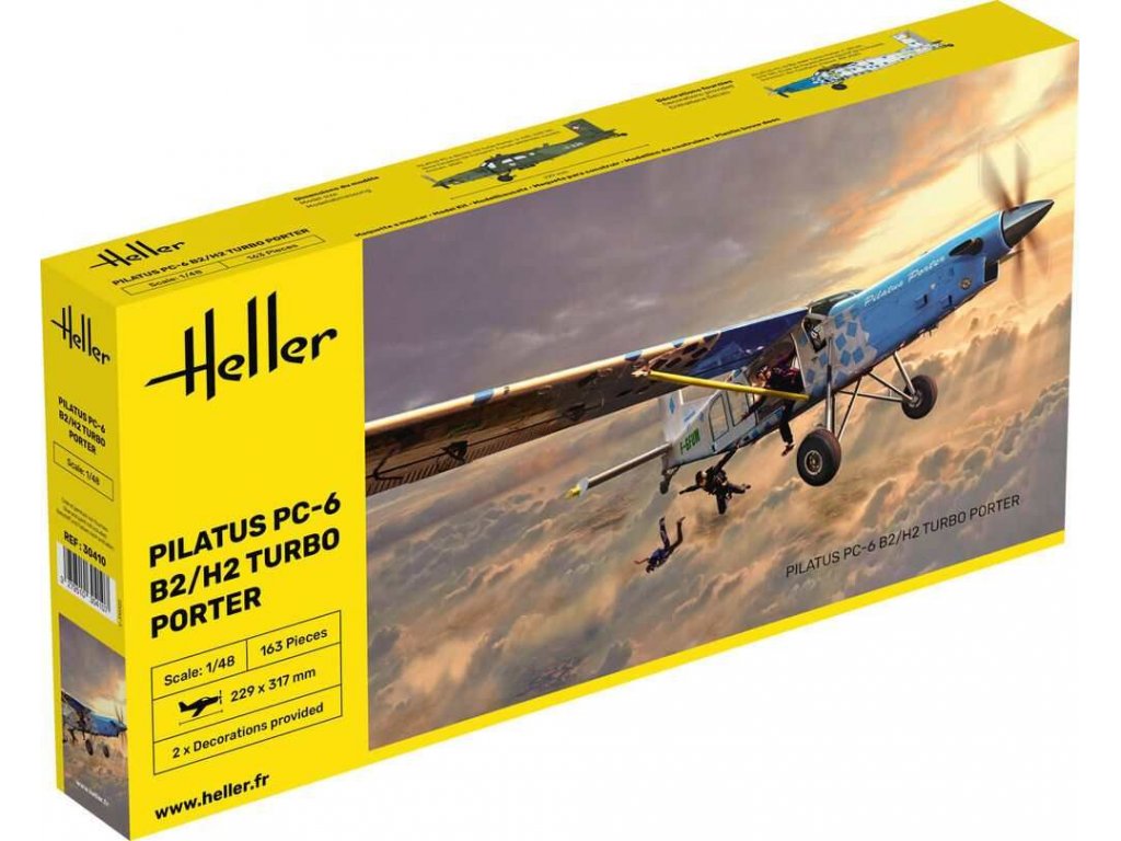 HELLER 1/48 Pilatus PC-6 B2/H2 Turbo Porter