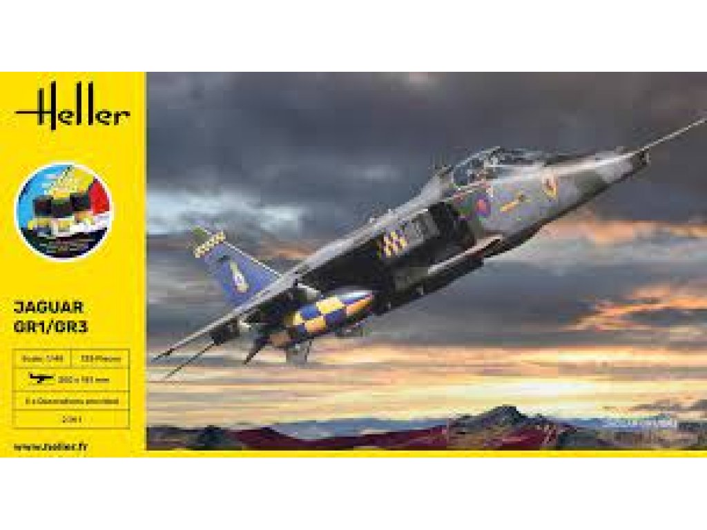 HELLER 1/48 Starter Kit Jaguar GR1/GR3