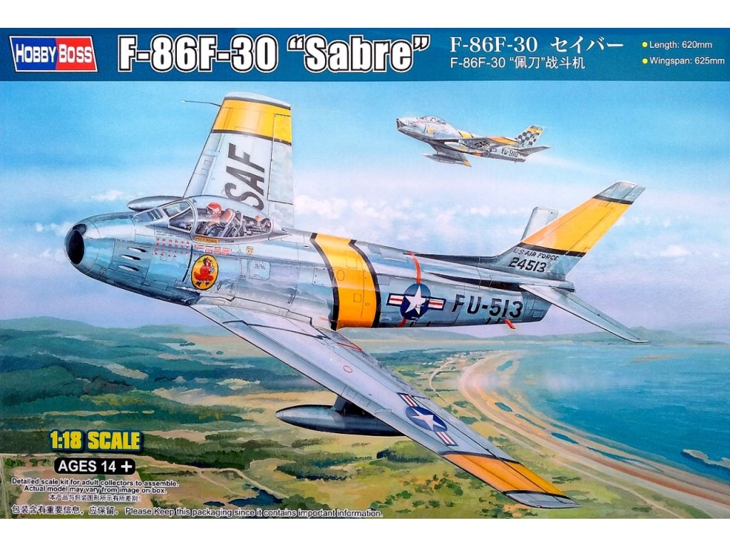 HOBBYBOSS 1/18 F-86F-30 Sabre