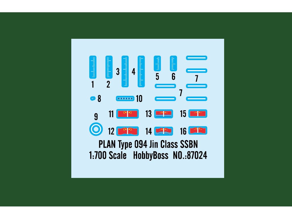 HOBBYBOSS 1/700 PLAN Type 094 Jin Class SSBN