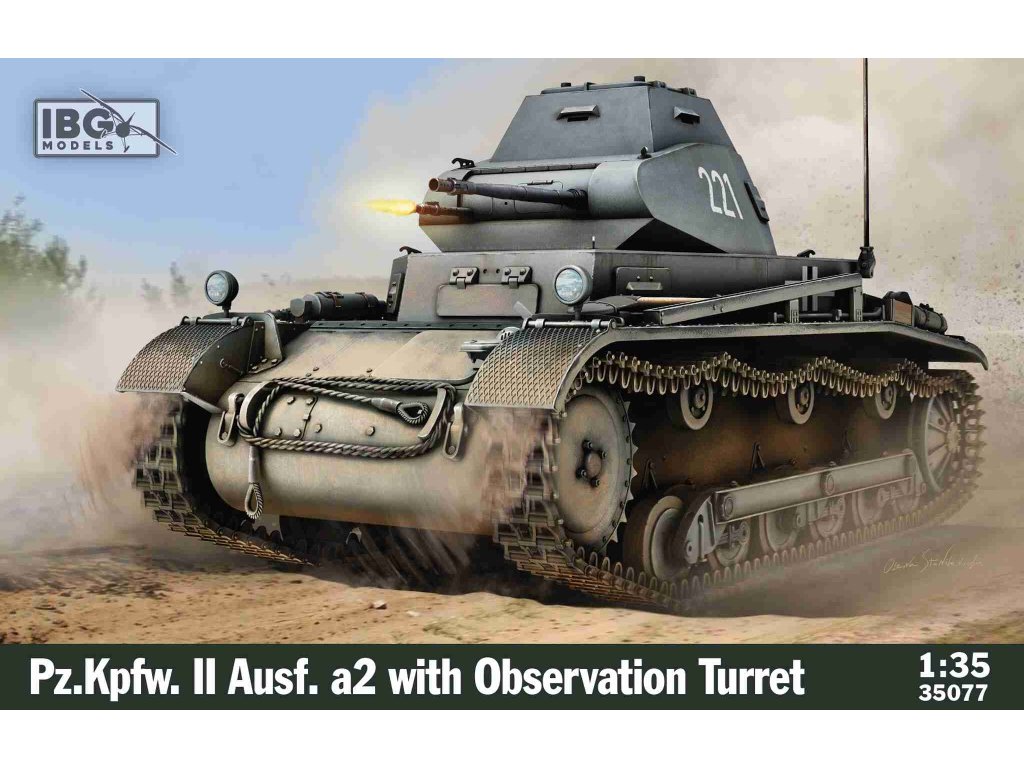 IBG 1/35 35077  Pz.Kpfw. Ausf. a2 with Observation Turret