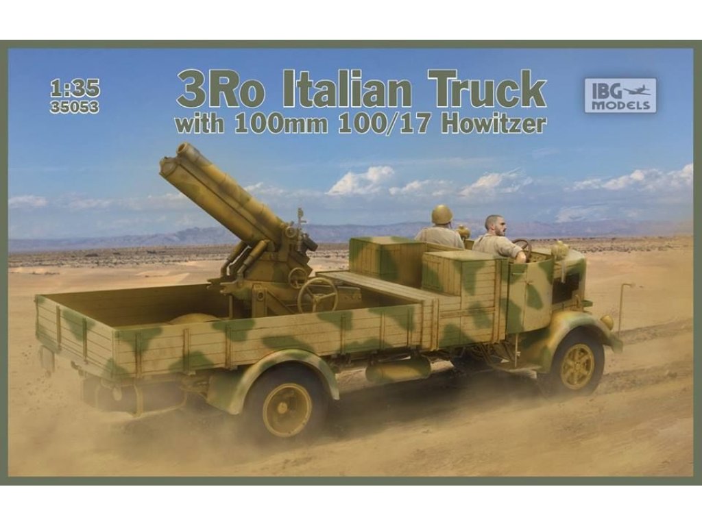 IBG 1/35 3RO Italian Truck with 100/17 Howitzer