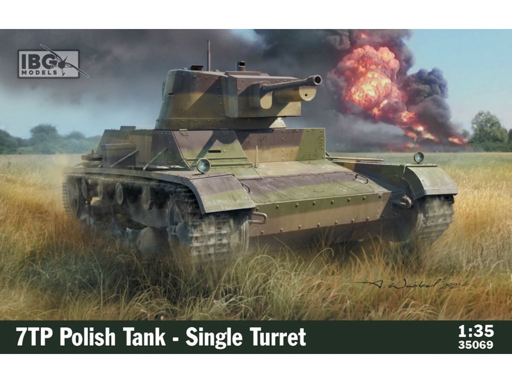 IBG 1/35 7TP Polish Tank single Turret