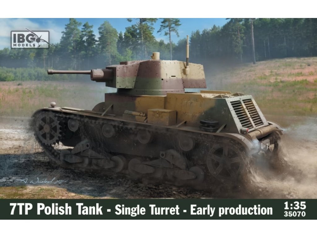 IBG 1/35 7TP Polish Tank Single Turret Early 