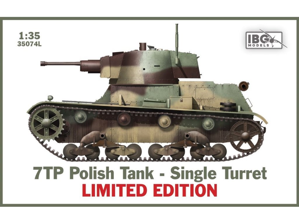 IBG 1/35 7TP Polish Tank Single Turret with crew Limited