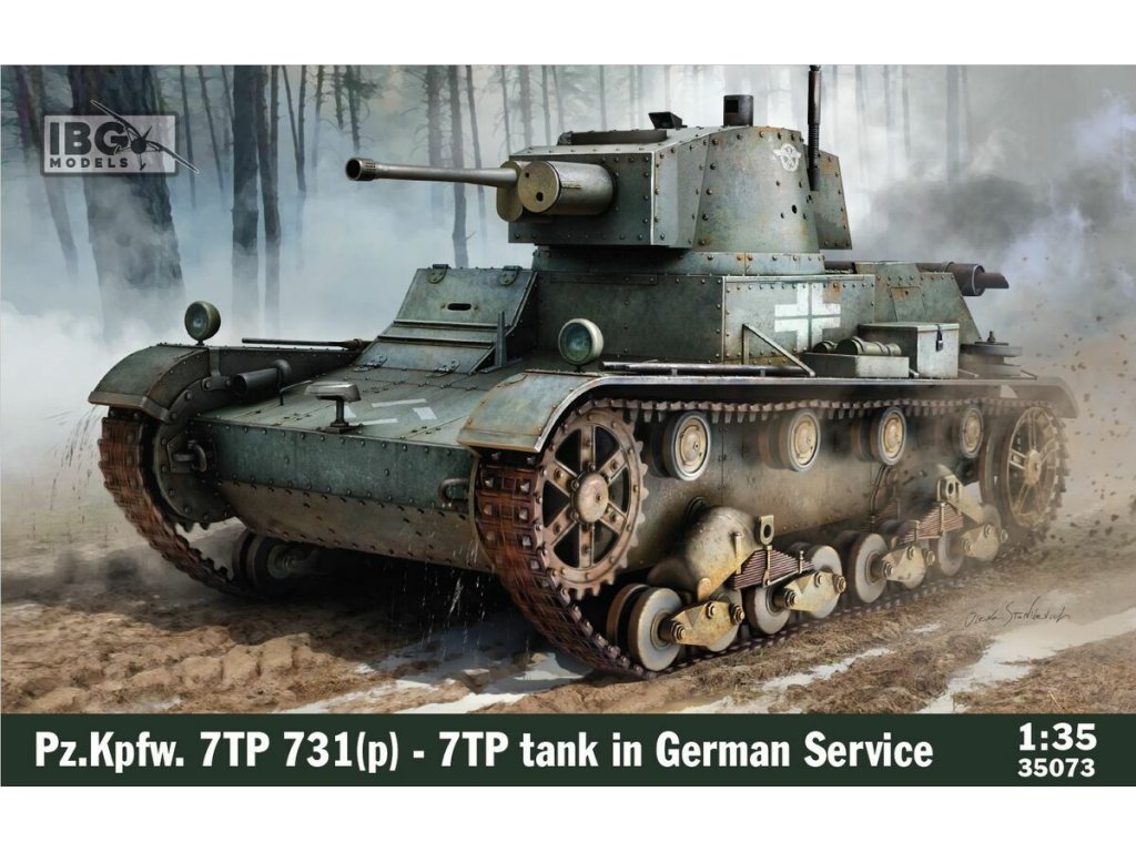 IBG 1/35 Pz.Kpfw. 7TP 731(p) in German Service