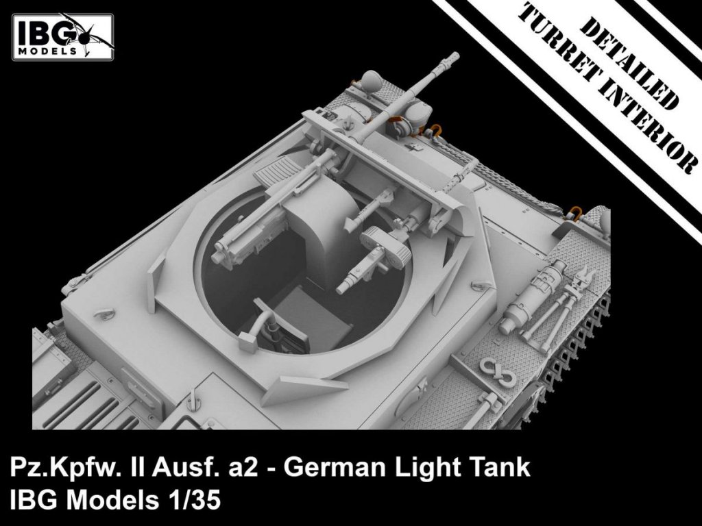 IBG 1/35 Pz.Kpfw. II Ausf. A2 - German Light Tank