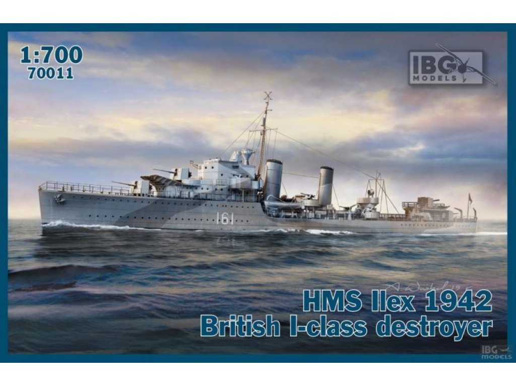 IBG 1/700 HMS Ilex 1942 British I-class destroyer
