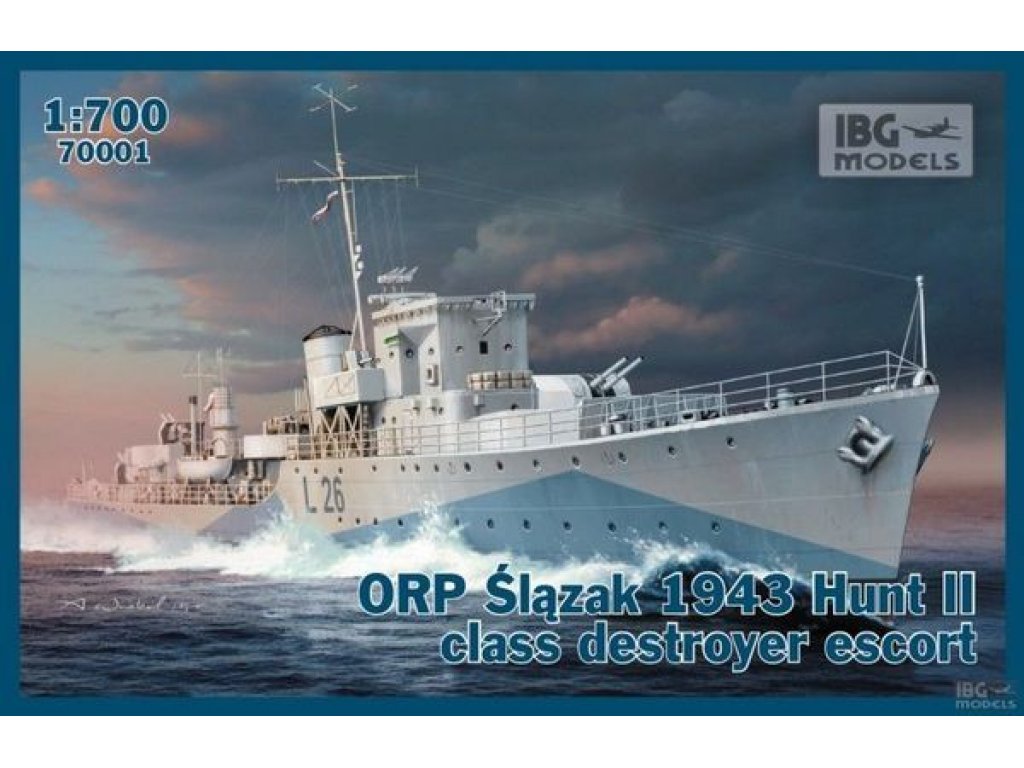 IBG 1/700 ORP Ślązak Mod.1943 Hunt II class destroyer escort
